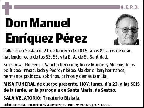 ENRIQUEZ PEREZ,MANUEL