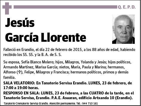 GARCIA LLORENTE,JESUS