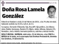 LAMELA GONZALEZ,ROSA