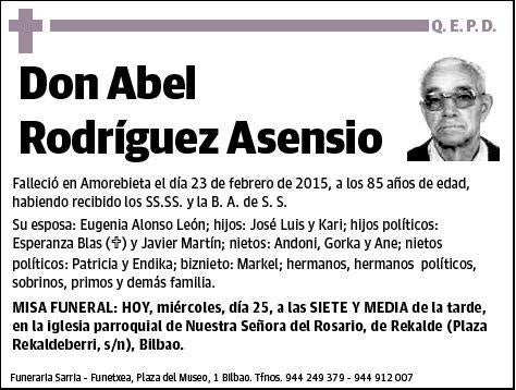 RODRIGUEZ ASENSIO,ABEL