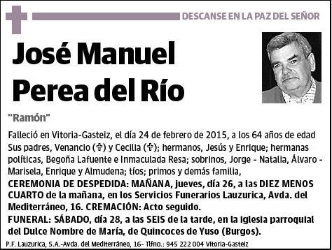 PEREA DEL RIO,JOSE MANUEL