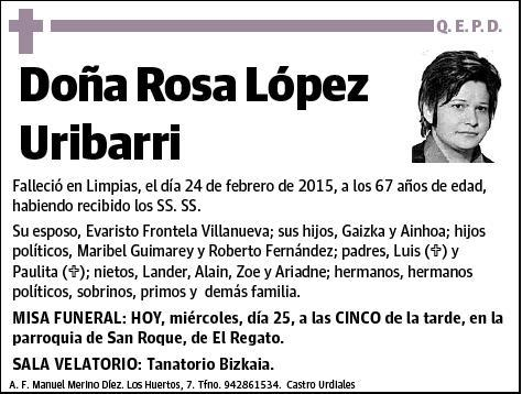 LOPEZ URIBARRI,ROSA