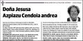 AZPIAZU CENDIOIA,JESUSA