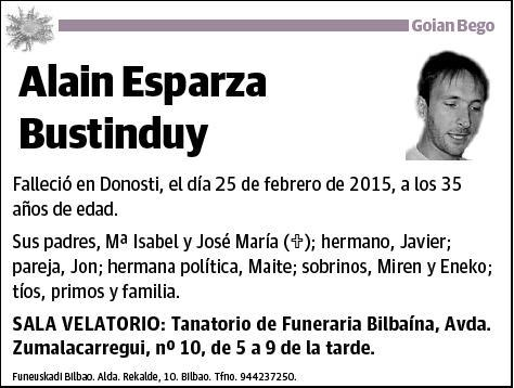 ESPARZA BUSTINDUY,ALAIN