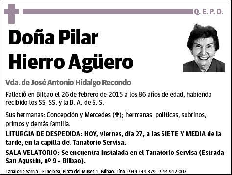 HIERRO AGÜERO,PILAR