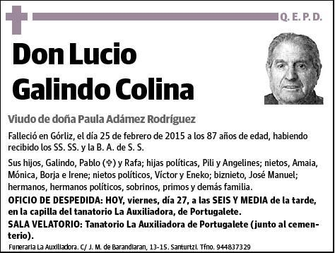 GALINDO COLINA,LUCIO