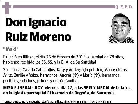 RUIZ MORENO,IGNACIO