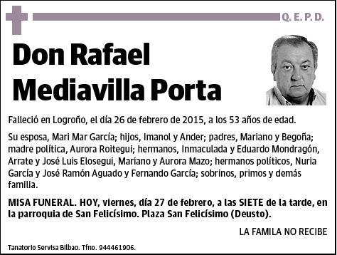 MEDIAVILLA PORTA,RAFAEL