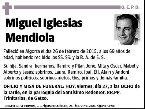 IGLESIAS MENDIOLA,MIGUEL