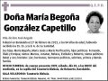 GONZALEZ CAPETILLO,MARIA BEGOÑA