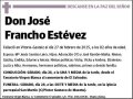 FRANCHO ESTEVEZ,JOSE