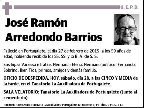 ARRENDONDO BARRIOS,JOSE RAMON