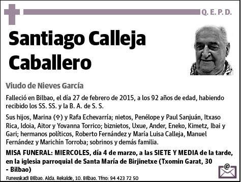 CALLEJA CABALLERO,SANTIAGO