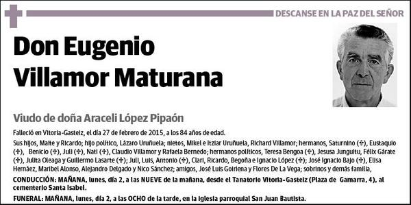 VILLAMOR MATURANA,EUGENIO