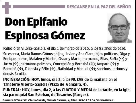 ESPINOSA GOMEZ,EPIFANIO