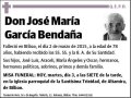 GARCIA BENDAÑA,JOSE MARIA