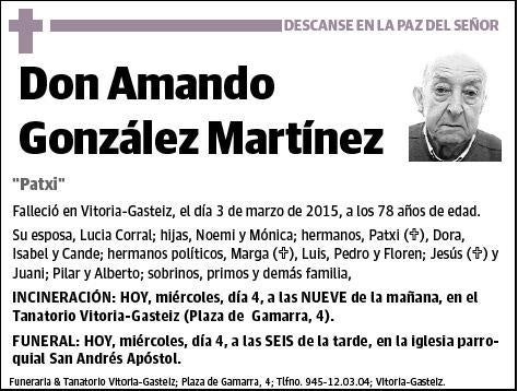 GONZALEZ MARTINEZ,AMANDO