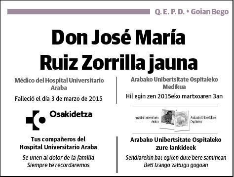 RUIZ ZORRILLA,JOSE MARÍA