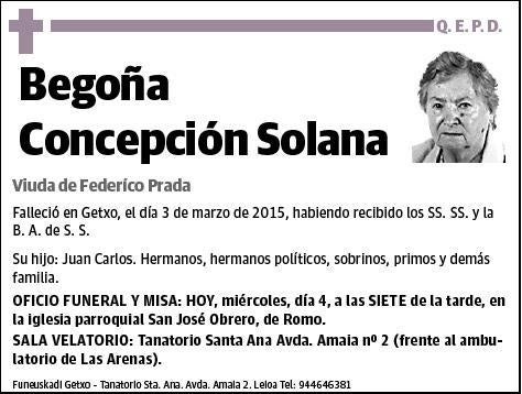 CONCEPCION SOLANA,BEGOÑA