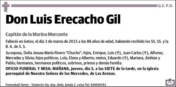 ERECACHO GIL,LUIS