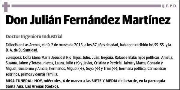 FERNANDEZ MARTINEZ,JULIAN