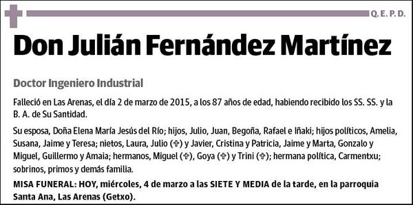 FERNANDEZ MARTINEZ,JULIAN