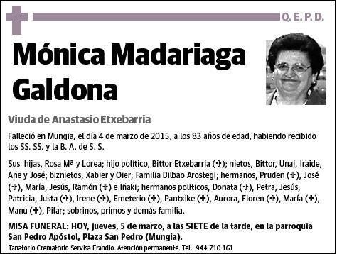 MADARIAGA GALDONA,MONICA