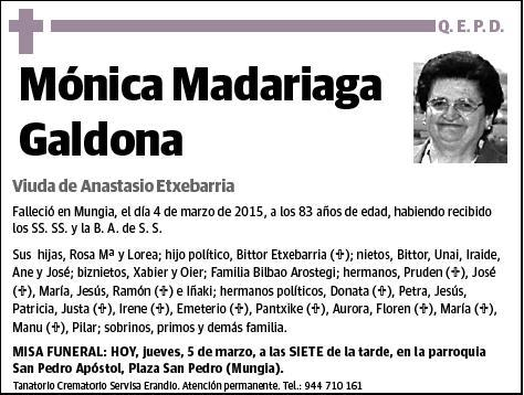 MADARIAGA GALDONA,MONICA