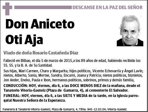 OTI AJA,ANICETO