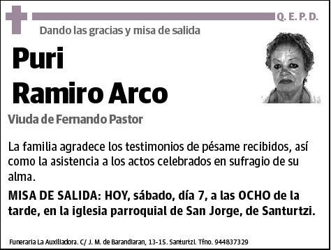 RAMIRO ARCO,PURI