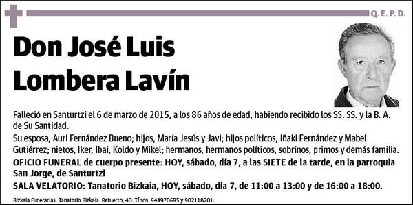 LOMBERA LAVIN,JOSE LUIS