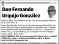 URQUIJO GONZALEZ,FERNANDO