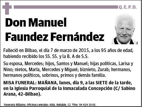 FAUNDEZ FERNÁNDEZ,MANUEL