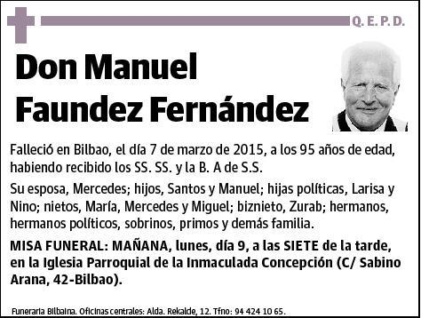 FAUNDEZ FERNÁNDEZ,MANUEL