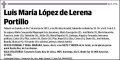 LOPEZ DE LERENA PORTILLO,LUIS MARIA