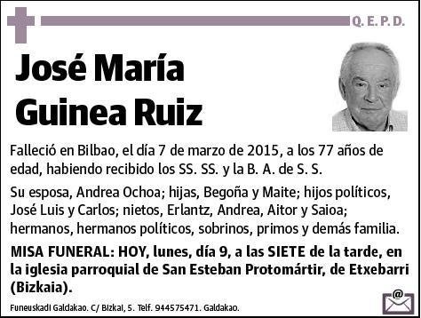 GUINEA RUIZ,JOSE MARIA