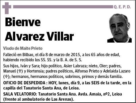 ALVAREZ VILLAR,BIENVE