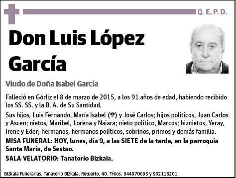 LOPEZ GARCIA,LUIS