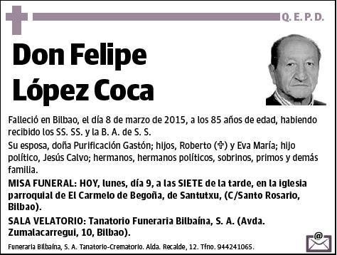 LOPEZ COCA,FELIPE