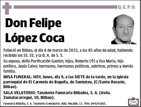 LOPEZ COCA,FELIPE