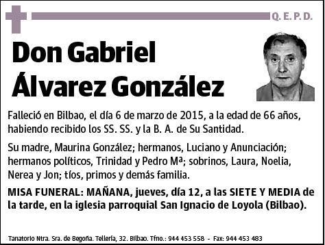 ALVAREZ GONZALEZ,GABRIEL