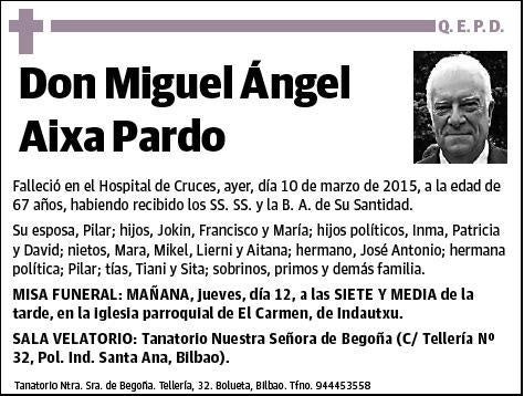 AIXA PARDO,MIGUEL ANGEL