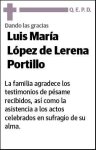 LOPEZ DE LERENA PORTILLO,LUIS MARIA