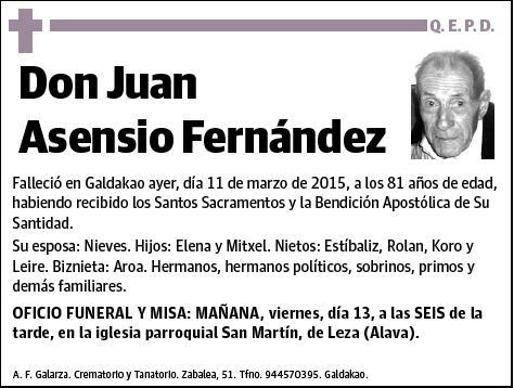 ASENSIO FERNANDEZ,JUAN