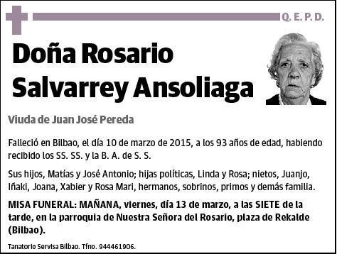 SALVARREY ANSOLIAGA,ROSARIO