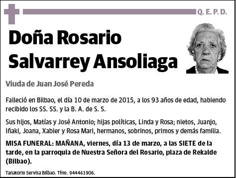 SALVARREY ANSOLIAGA,ROSARIO