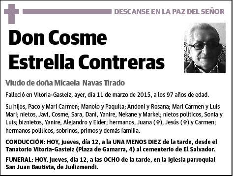 ESTRELLA CONTRERAS,COSME