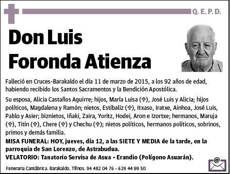 FORONDA ATIENZA,LUIS