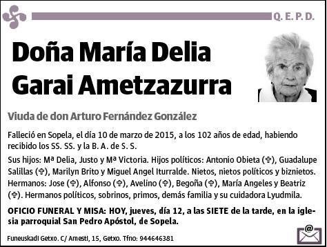 GARAI AMETZAZURRA,MARIA DELIA