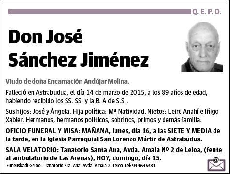 SANCHEZ JIMENEZ,JOSE